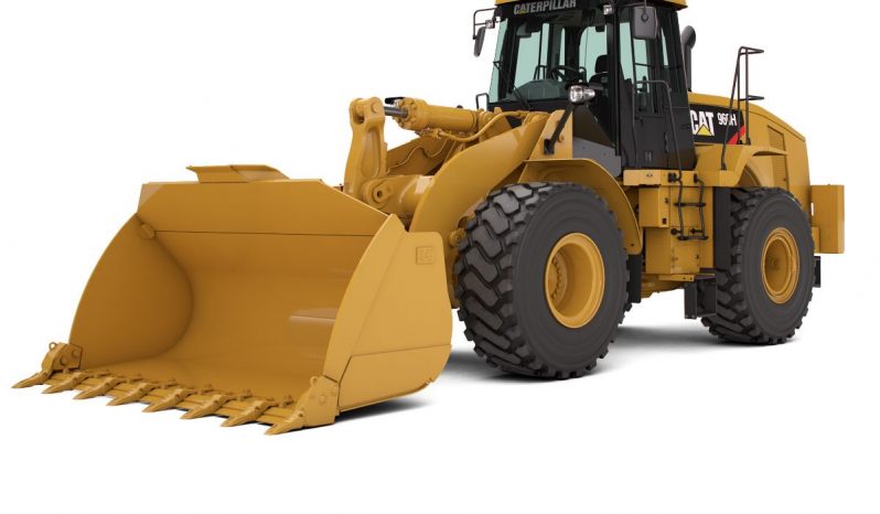 Cargador Frontal 966H CAT lleno
