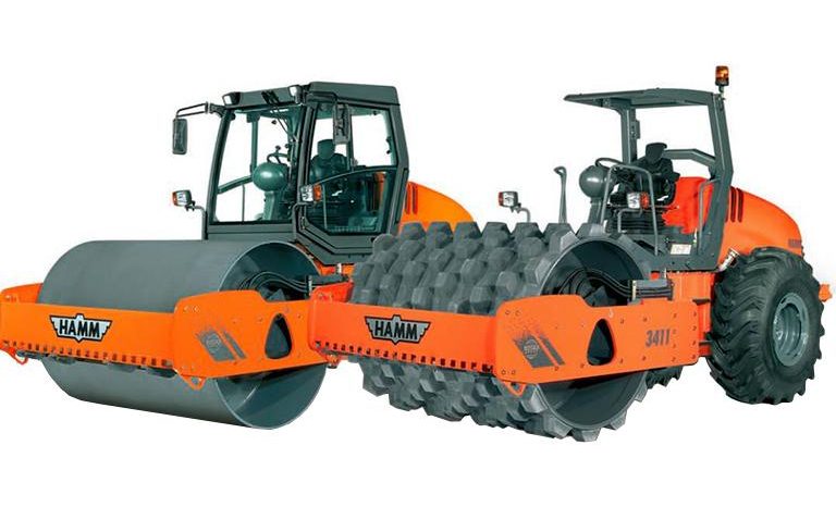 Rodillo Compactador 3411 HAMM lleno